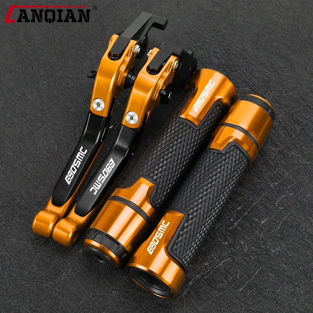 690 SMC Brake Clutch Levers Handlebar Grip Motorcycle Accessories FOR 690SMC 2014 2015 2016 2017 Handles bar Hand Grips
690 SMC Brake Clutch Levers Handlebar Grip Motorcycle Accessories FOR 690SMC 2014 2015 2016 2017 Handles bar Hand Grips