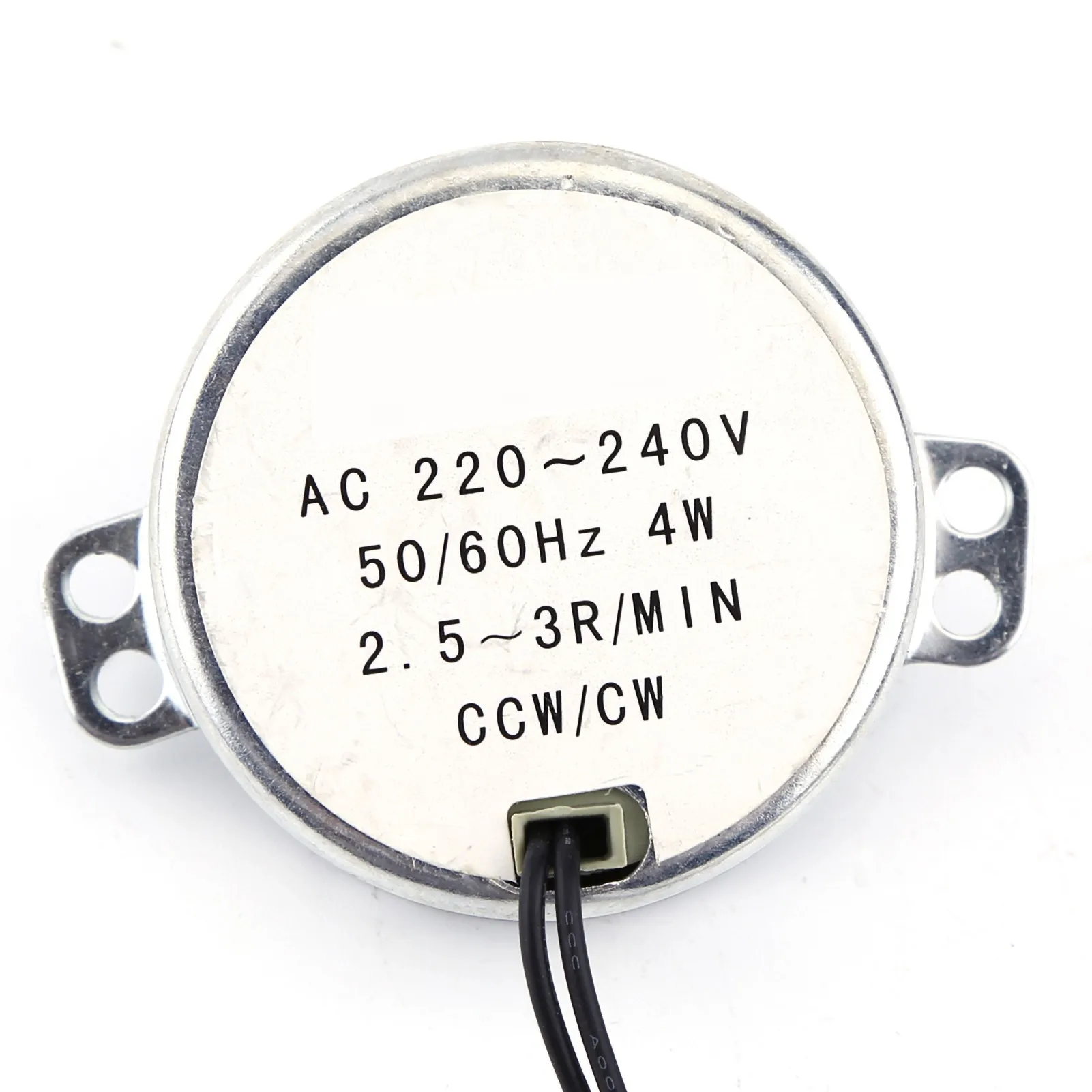 1pc 220-240V AC Synchronous Motor Geared Motor 4W CW/CCW
1pc 220-240V AC Synchronous Motor Geared Motor 4W CW/CCW
