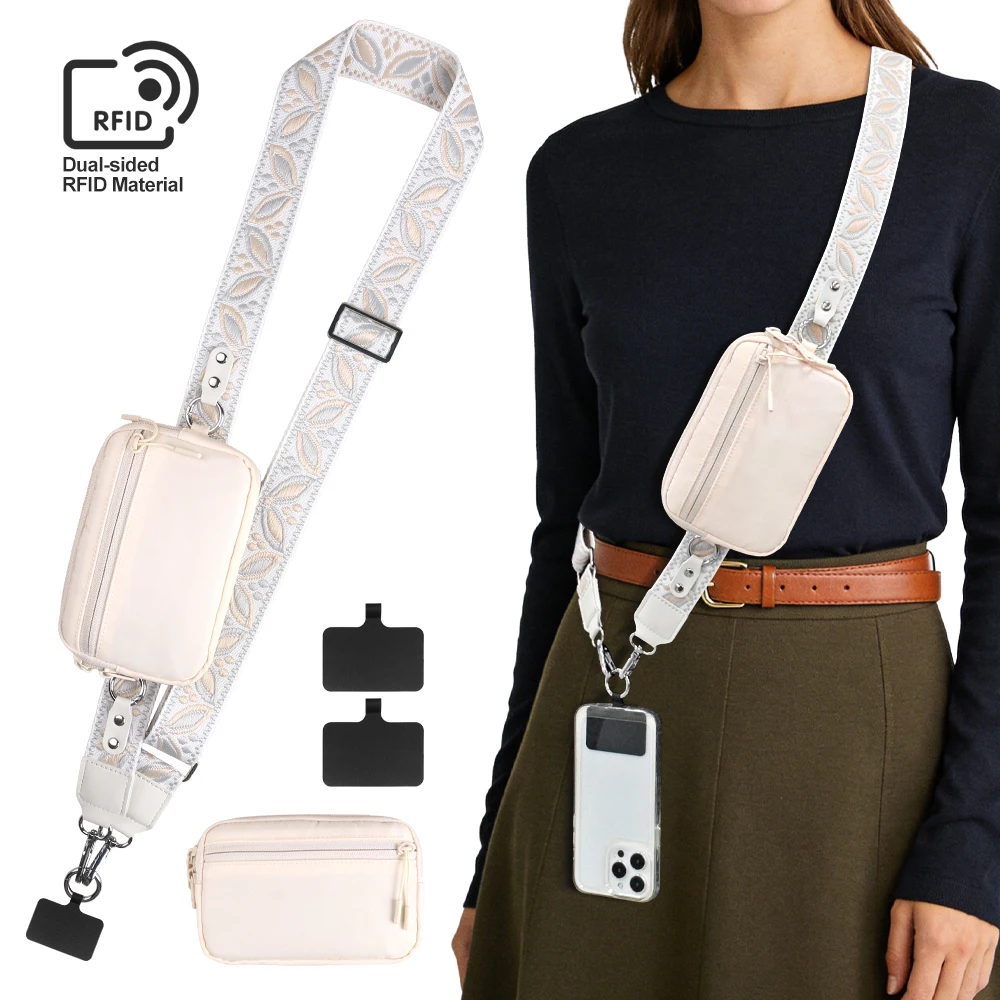 Hot Selling New Phone Lanyard With Zipper Pocket and Storage Bag Adjustable Wide Nylon Straps Can Replace Handbags and Wallets
Hot Selling New Phone Lanyard With Zipper Pocket and Storage Bag Adjustable Wide Nylon Straps Can Replace Handbags and Wallets