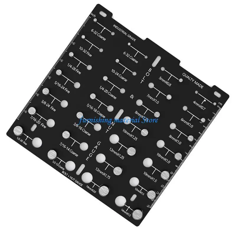 Y5GD Thread Identifier Thread Tester 28 Nut Bolt Thread Size Checker Screw Gauge
Y5GD Thread Identifier Thread Tester 28 Nut Bolt Thread Size Checker Screw Gauge