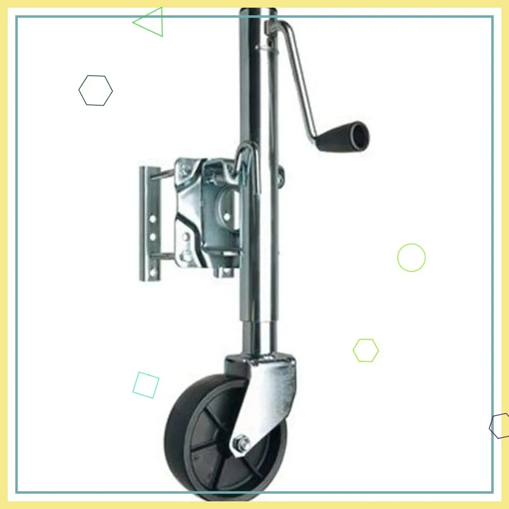 Round Trailer Jack, Side Mount, 1000 lbs Lift Capacity, Bolt-On Design with 10 Inch Travel and 6-Inch Wheel
Round Trailer Jack, Side Mount, 1000 lbs Lift Capacity, Bolt-On Design with 10 Inch Travel and 6-Inch Wheel