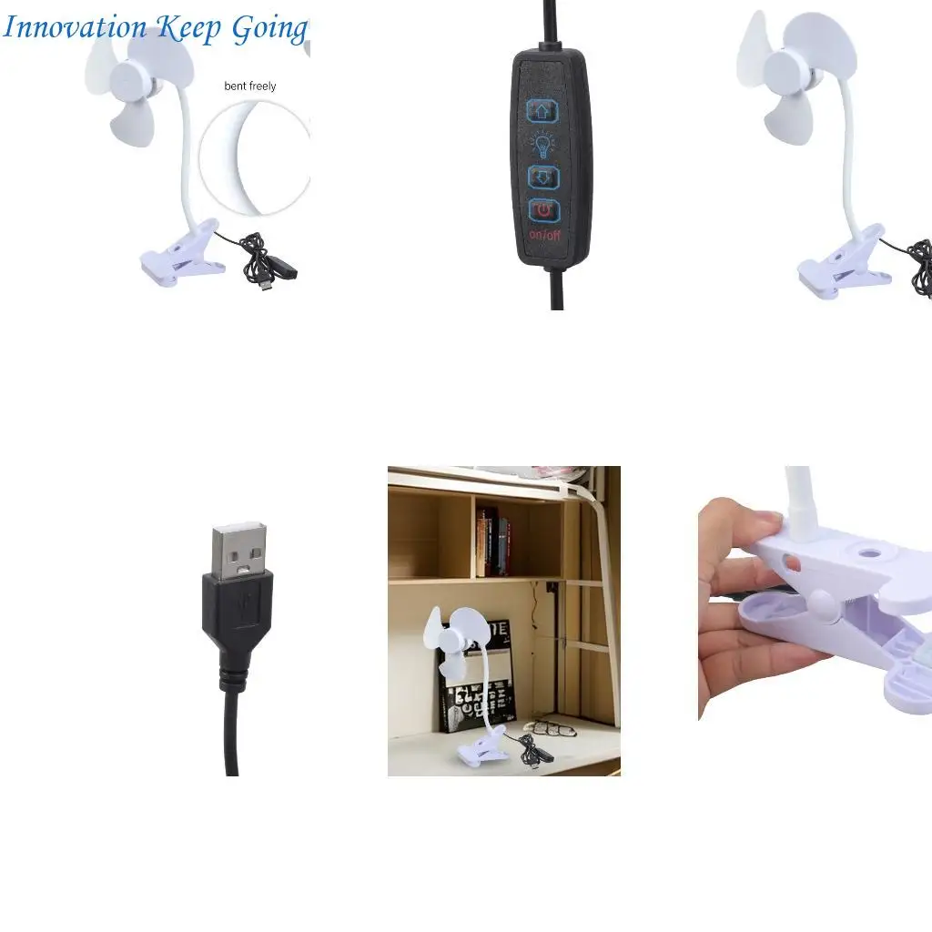 E65C 5.5inch USB Clip On Flexible Hose Fan Adjustable with Speed Controls Switches For Office Car Camping
E65C 5.5inch USB Clip On Flexible Hose Fan Adjustable with Speed Controls Switches For Office Car Camping