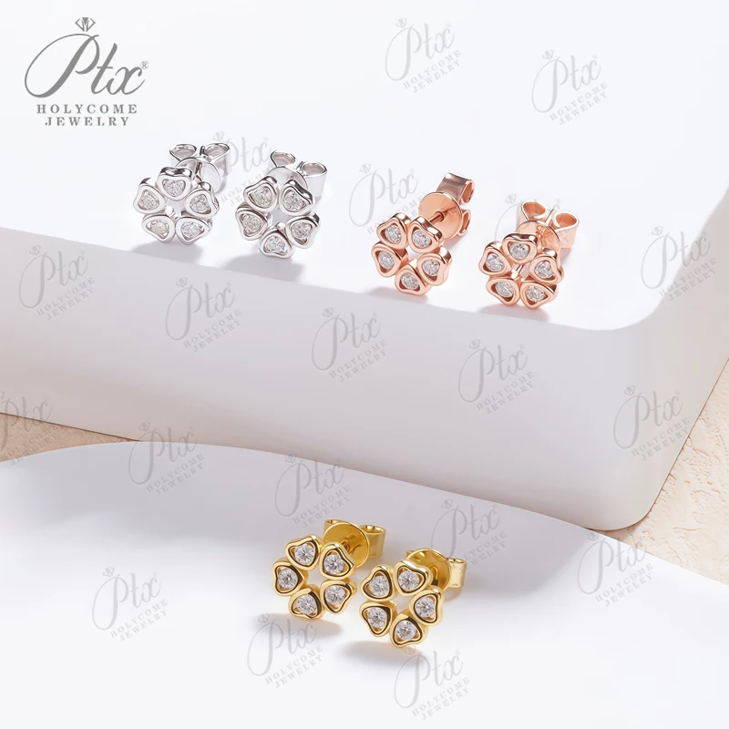 Moissanite Small Flower Stud Earring Gemstone S925 Sterling Silver Plated White Rose Yellow Gold For Women Wedding/Birthday Gift
Moissanite Small Flower Stud Earring Gemstone S925 Sterling Silver Plated White Rose Yellow Gold For Women Wedding/Birthday Gift