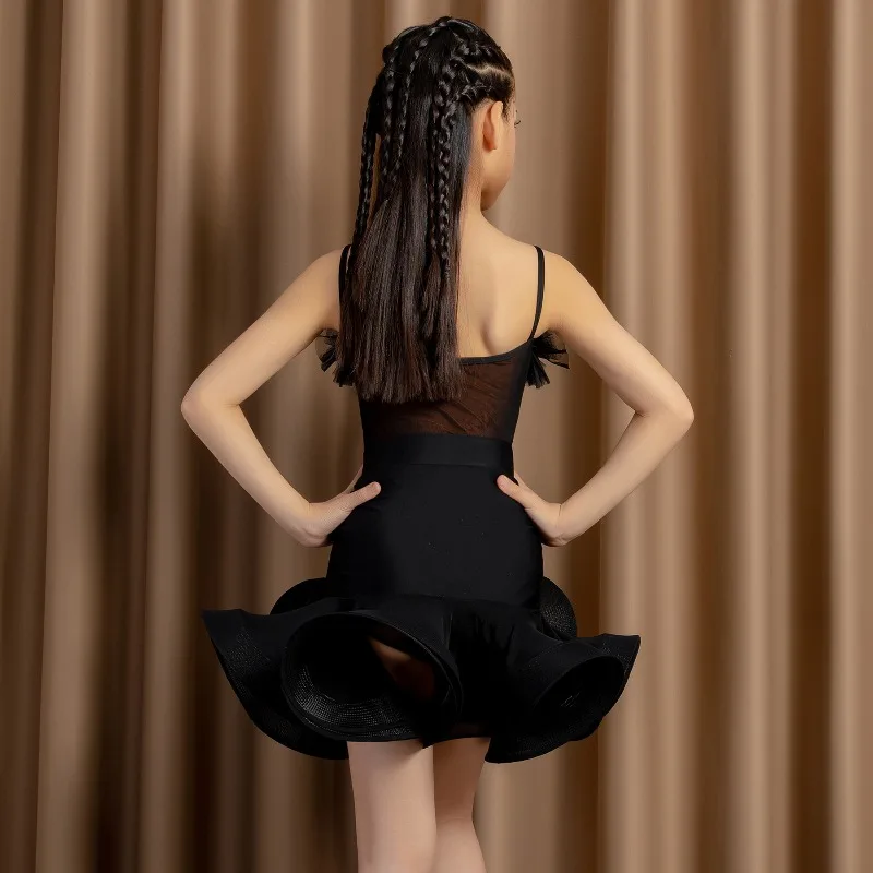 Girls' professional Latin dance outfit, new style professional dance training suit spring/summer children's performance suit set
Girls' professional Latin dance outfit, new style professional dance training suit spring/summer children's performance suit set