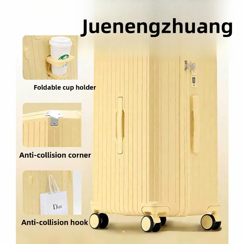 Large Capacity 24 Inch Luggage Aluminum Frame Suitcase for Travel Students Men Durable Light Weight Rolling Case Lockable
Large Capacity 24 Inch Luggage Aluminum Frame Suitcase for Travel Students Men Durable Light Weight Rolling Case Lockable