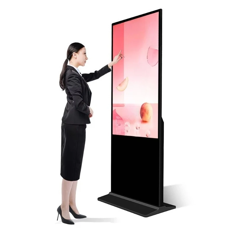 Remote control LCD advertising display interactive panel floor-to-ceiling touch screen digital signage kiosk
Remote control LCD advertising display interactive panel floor-to-ceiling touch screen digital signage kiosk