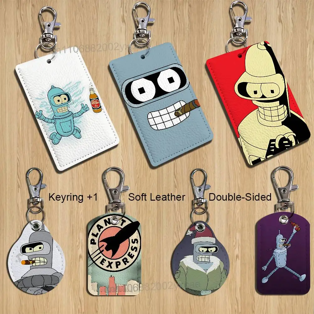 hot cool F-Futurama Bender Rectangle ID Card Case Keychain Access Card Bag Key Tag Ring Leather Card Holder Key Ring Access
hot cool F-Futurama Bender Rectangle ID Card Case Keychain Access Card Bag Key Tag Ring Leather Card Holder Key Ring Access