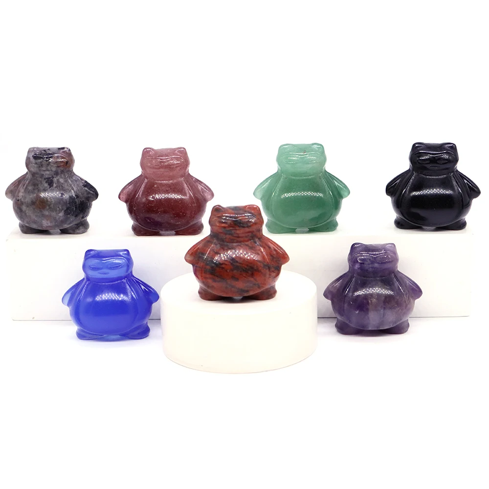 1.2" Carbitus Statue Natural Crystal Stone Amethyst Rose Quartz Opalite Cartoon Figurine Reiki Gemstone Stone Carving Home Decor
1.2" Carbitus Statue Natural Crystal Stone Amethyst Rose Quartz Opalite Cartoon Figurine Reiki Gemstone Stone Carving Home Decor