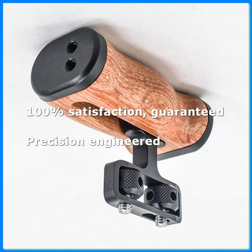 Camera Side Handle Grip for // DSLR Camera Cage Left Right Side Wooden Handgrip with Cold Shoe-A23U
Camera Side Handle Grip for // DSLR Camera Cage Left Right Side Wooden Handgrip with Cold Shoe-A23U