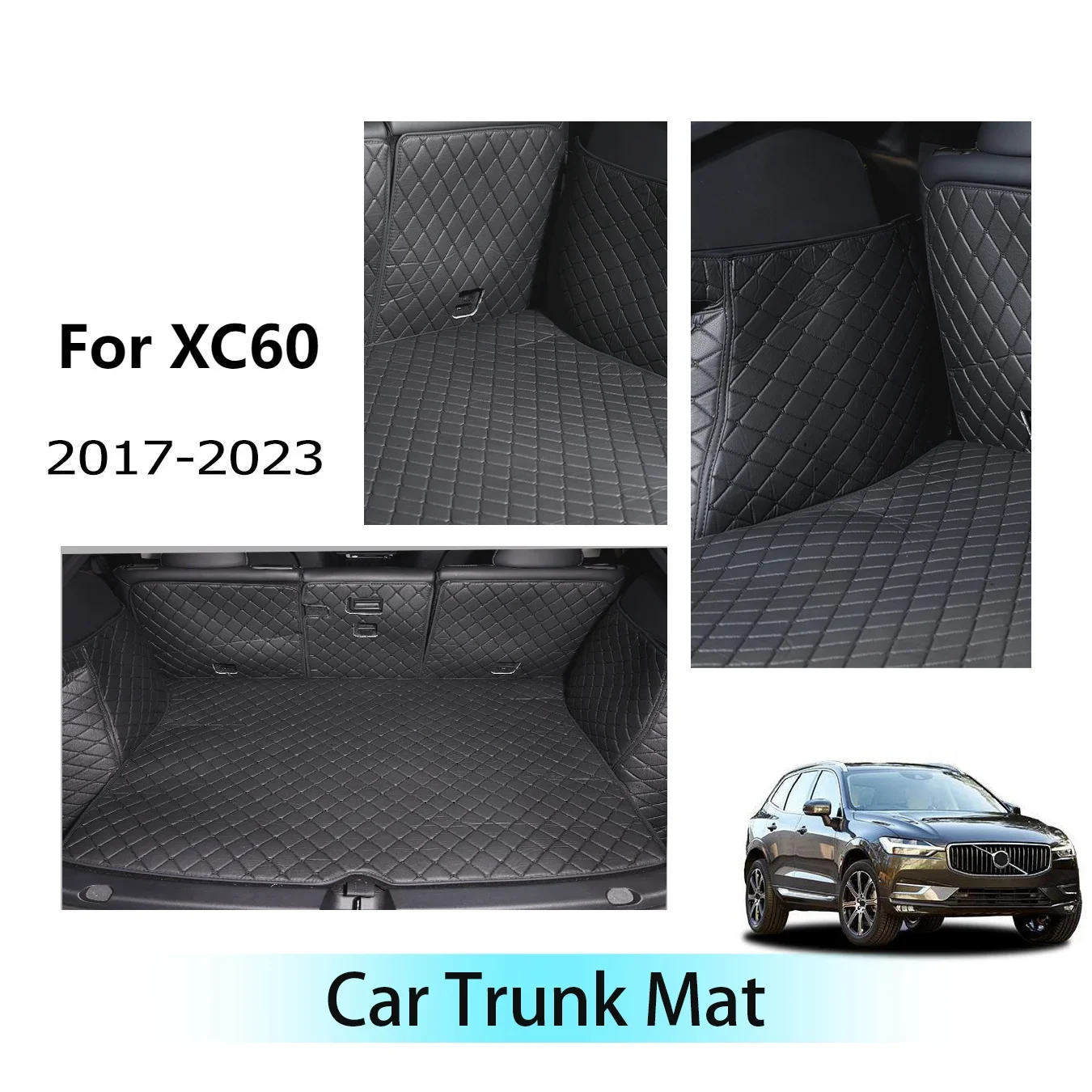 Car Trunk Mat For XC60 For 2017-2023 Three Layer PU Leather Trunk Protection Car Accessories Auto Interior Decoration
Car Trunk Mat For XC60 For 2017-2023 Three Layer PU Leather Trunk Protection Car Accessories Auto Interior Decoration