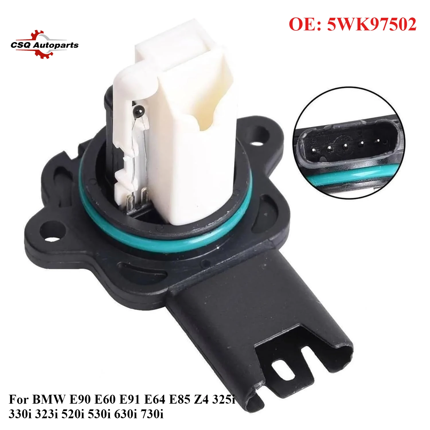 5WK97502 5PINS MAF Mass Air Flow Meter Sensor NEW For BMW E90 E60 E91 E64 E85 Z4 325i 330i 323i 520i 530i 630i 730i
5WK97502 5PINS MAF Mass Air Flow Meter Sensor NEW For BMW E90 E60 E91 E64 E85 Z4 325i 330i 323i 520i 530i 630i 730i