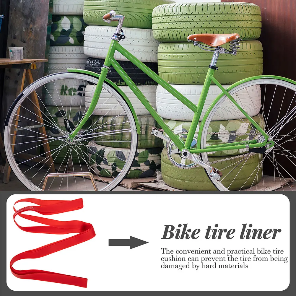 2 Pcs Bike Tire Liner 20 Inch Red Inner Tube Anti Wear Material Acid Resistance Elasticity No Displacement Puncture Proof Liner
2 Pcs Bike Tire Liner 20 Inch Red Inner Tube Anti Wear Material Acid Resistance Elasticity No Displacement Puncture Proof Liner