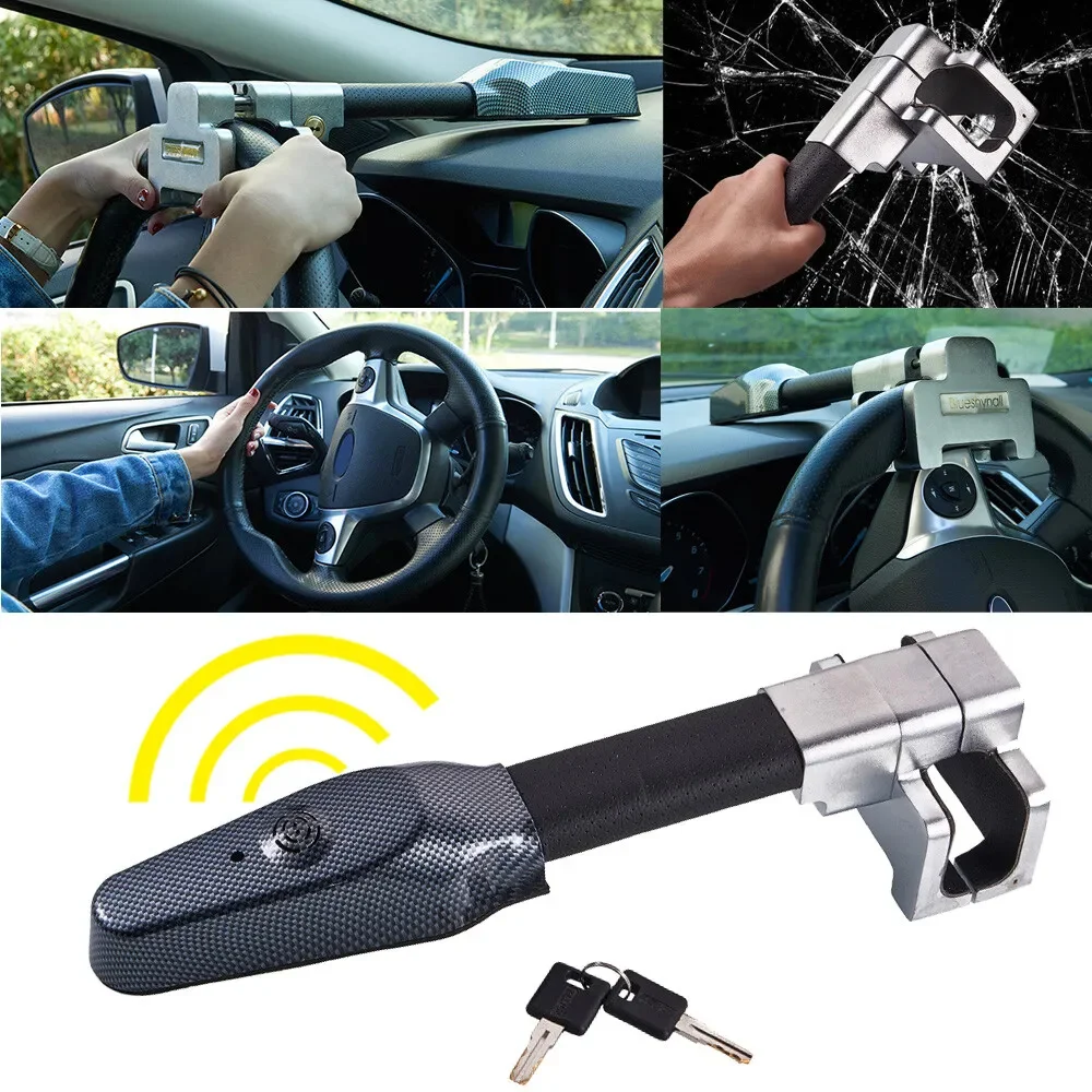 Car Steering Wheel Lock Heavy Duty Stainless Lock Universal Anti-theft Car Security Rotary Enhance Security without Battery
Car Steering Wheel Lock Heavy Duty Stainless Lock Universal Anti-theft Car Security Rotary Enhance Security without Battery
