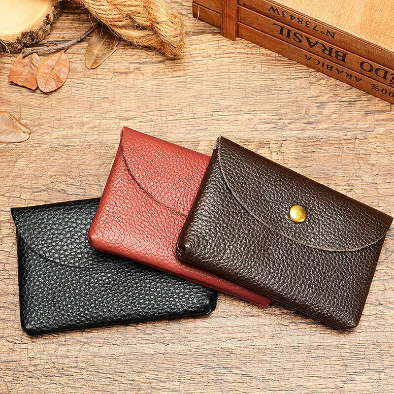 New Retro Leather Mini Minimalist Storage Card Bag Mens Top Cowhide Pocket Money ID Cards Credit Card Holder Slim Wallet
New Retro Leather Mini Minimalist Storage Card Bag Mens Top Cowhide Pocket Money ID Cards Credit Card Holder Slim Wallet