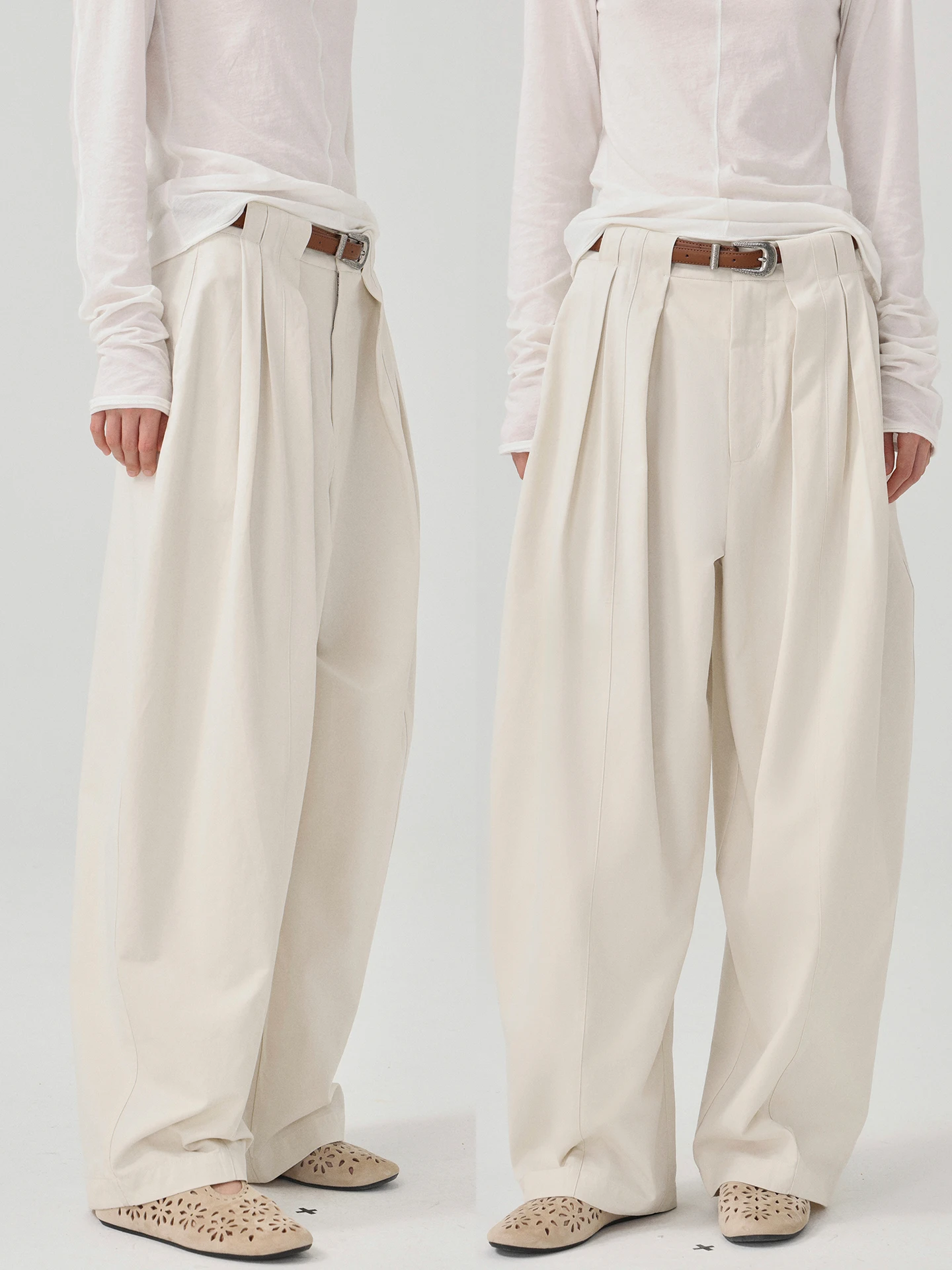 Casual Wide Leg Suit Pants Loose Design l Waist Zipper Closure Linen Blend Asymmetrical Hemline on ape Casual Tro...
Casual Wide Leg Suit Pants Loose Design l Waist Zipper Closure Linen Blend Asymmetrical Hemline on ape Casual Tro...