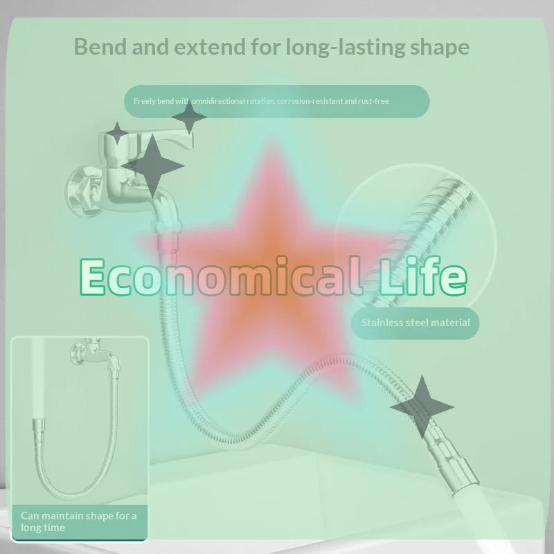 Universal Faucet Extension Extender Adjust Stainless Steel Water Tap Pipe Tube Splashproof Free Bending Faucet Extension Tube
Universal Faucet Extension Extender Adjust Stainless Steel Water Tap Pipe Tube Splashproof Free Bending Faucet Extension Tube