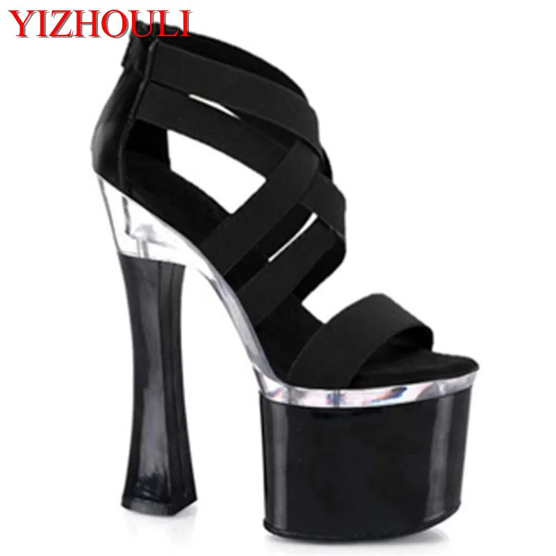 18 cm root sexy gladiator super high heels, pole dancing/performance/star/model dance shoes
18 cm root sexy gladiator super high heels, pole dancing/performance/star/model dance shoes