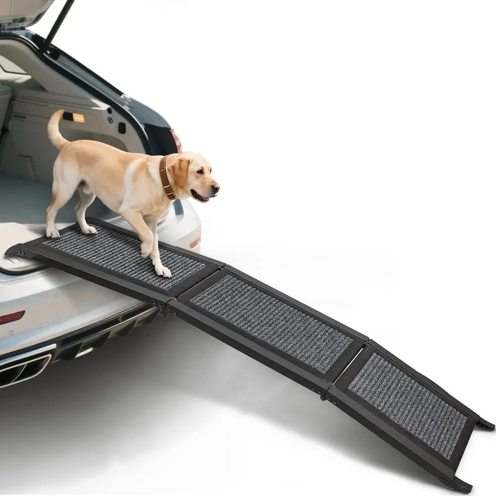 Dog Ramp For Car, Pet Ramps For Large Dogs With NonSlip Rug Surface Portable Dog Car Ramp For SUV Car Truck, Outdoor Dog Ramp U
Dog Ramp For Car, Pet Ramps For Large Dogs With NonSlip Rug Surface Portable Dog Car Ramp For SUV Car Truck, Outdoor Dog Ramp U