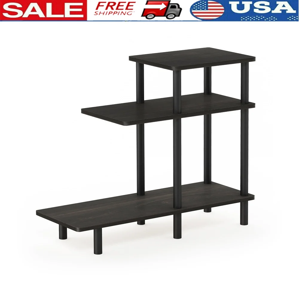 3-Tier Round Sofa Side Table Easy Assembly Modern Design Storage Shelf Indoor Use No Tools Required Black Espresso Wood
3-Tier Round Sofa Side Table Easy Assembly Modern Design Storage Shelf Indoor Use No Tools Required Black Espresso Wood