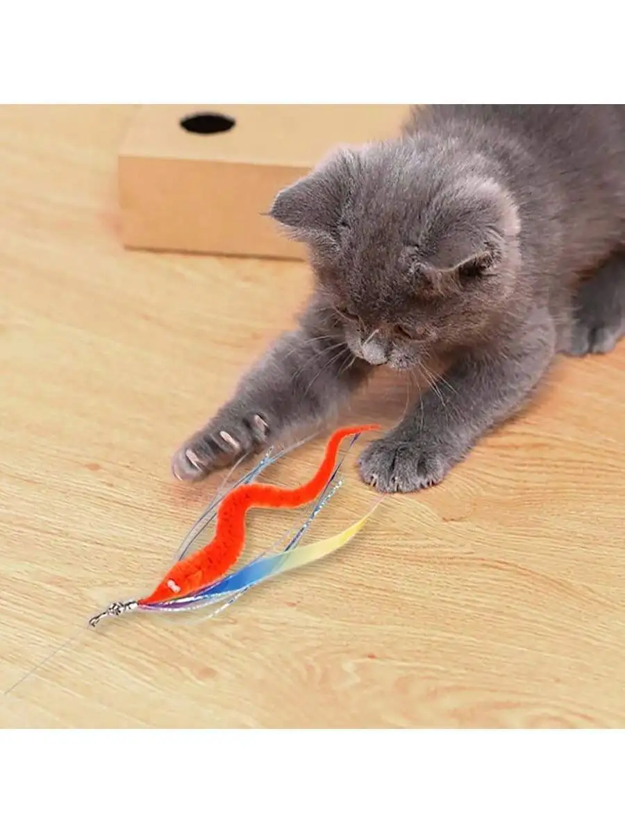2 In 1 Spring Wand Cat Teaser With Ultra Long Feathers And Steel Wire Refills
2 In 1 Spring Wand Cat Teaser With Ultra Long Feathers And Steel Wire Refills