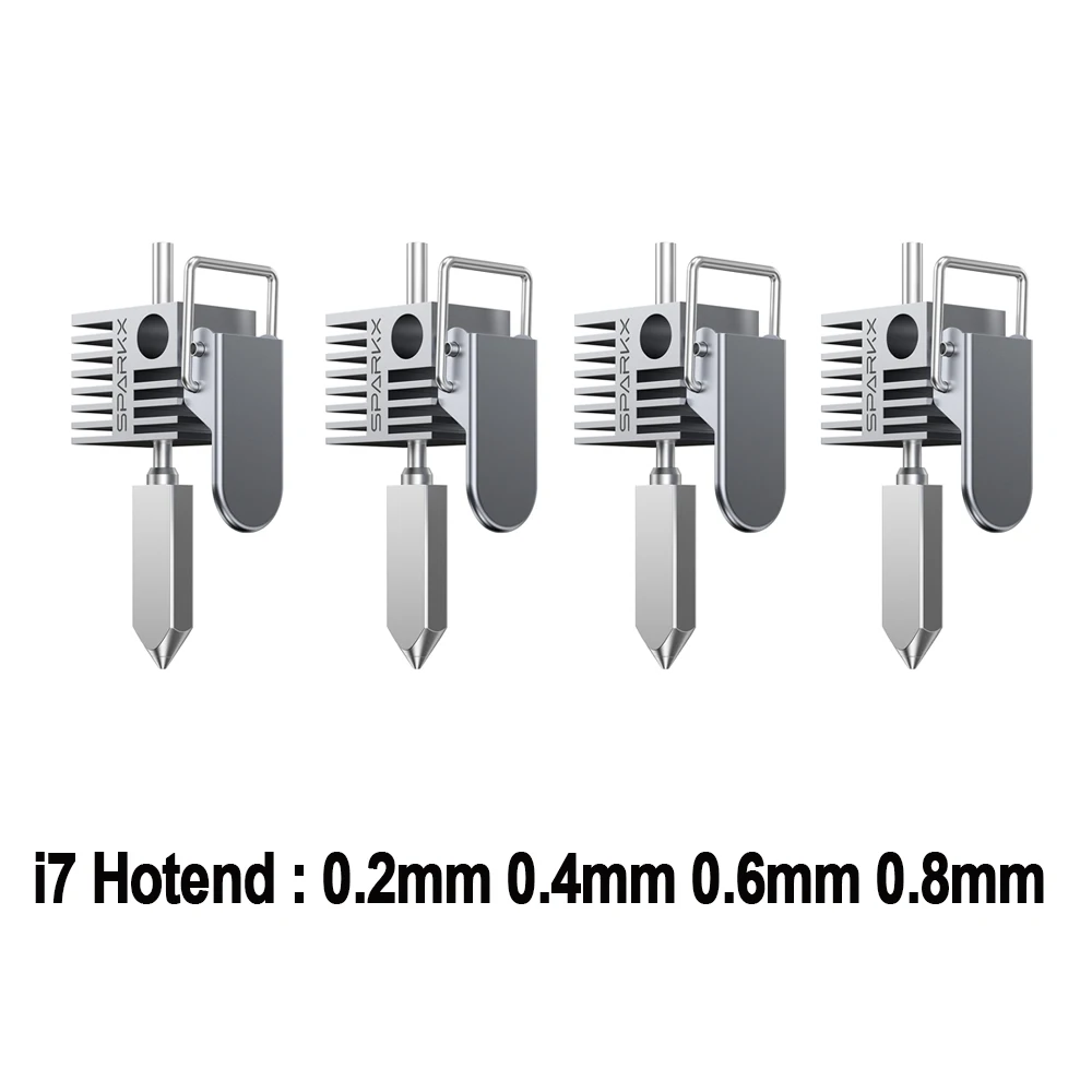 Creality i7 Combo Heating Block Hotend 0.2/0.4/0.6/0.8mm Hotend Nozzle Nickel Plated Copper Alloy 3D Printer Accessories
Creality i7 Combo Heating Block Hotend 0.2/0.4/0.6/0.8mm Hotend Nozzle Nickel Plated Copper Alloy 3D Printer Accessories