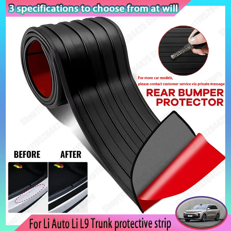 For Li Auto Li L9 PVC Rubber Protective Strip, Car Trunk Door Sill Protection Sticker Reinforcement Decorative Sticker
For Li Auto Li L9 PVC Rubber Protective Strip, Car Trunk Door Sill Protection Sticker Reinforcement Decorative Sticker