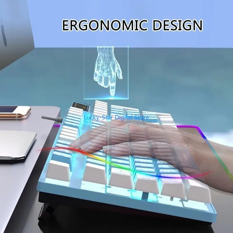 N7MC Wireds Gaming Keyboards with Mechanical Feel and Vibrant Backlighting
N7MC Wireds Gaming Keyboards with Mechanical Feel and Vibrant Backlighting