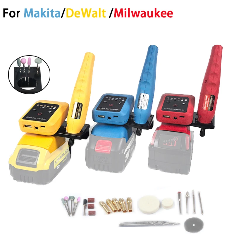 20V Rechargeable Lithium Electric Grinder 6 Speed Adjustment DIY Electric Drill for For Makita/DeWalt/Milwaukee 18V-21VBattery
20V Rechargeable Lithium Electric Grinder 6 Speed Adjustment DIY Electric Drill for For Makita/DeWalt/Milwaukee 18V-21VBattery