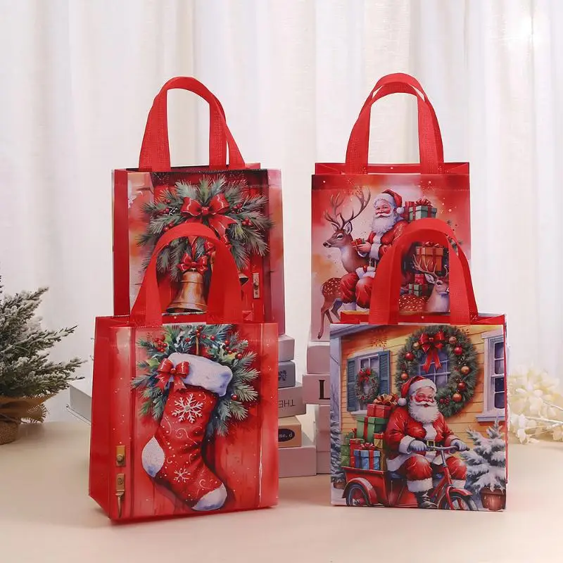 {BBAB1} 4Pcs Christmas Gift Bag Cartoon Santa Non-Woven Handbag Navidad Candy Packaging Bag Home Xmas Pary Decoration
{BBAB1} 4Pcs Christmas Gift Bag Cartoon Santa Non-Woven Handbag Navidad Candy Packaging Bag Home Xmas Pary Decoration