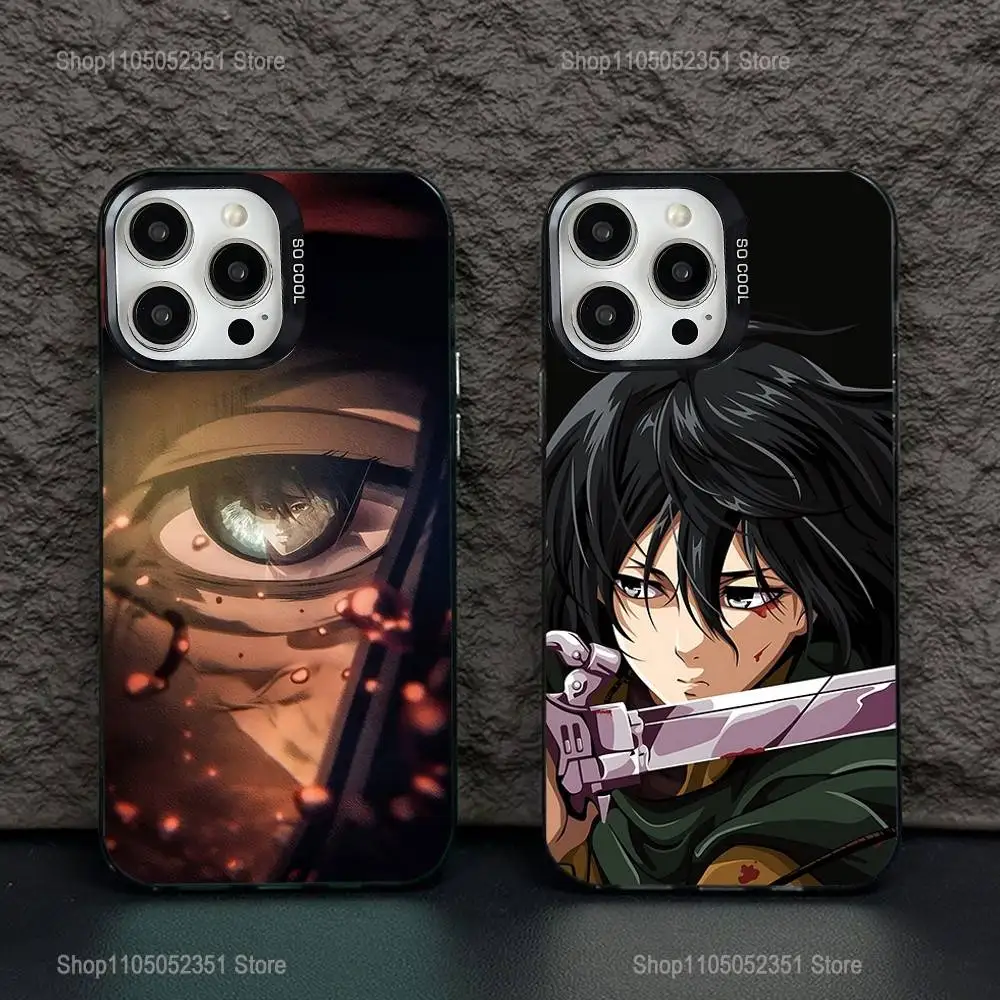 A-Attack on T-Titan M-Mikasa Phone Case For iPhone 16,15,14,13,12,11,Pro,XS,Max,Plus,Mini,SE Black Candy Matte Shockproof Cover
A-Attack on T-Titan M-Mikasa Phone Case For iPhone 16,15,14,13,12,11,Pro,XS,Max,Plus,Mini,SE Black Candy Matte Shockproof Cover