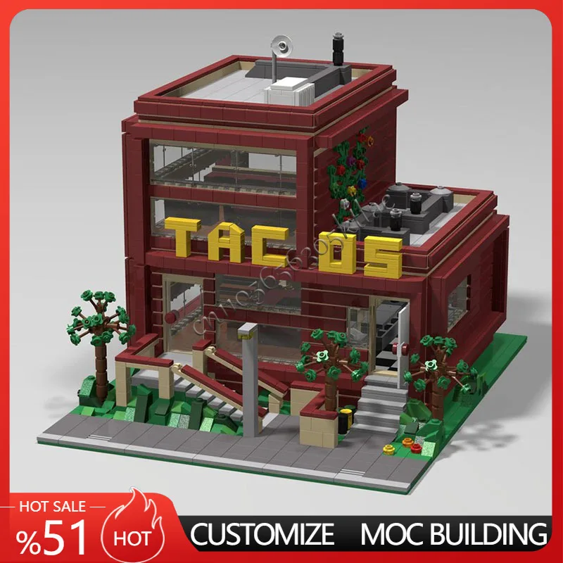 3290PCS MOC Customize Cities Tacos Shop Build Street View Model Custom Puzzle Technology DIY Creative Assembly Kids Toys Gifts
3290PCS MOC Customize Cities Tacos Shop Build Street View Model Custom Puzzle Technology DIY Creative Assembly Kids Toys Gifts
