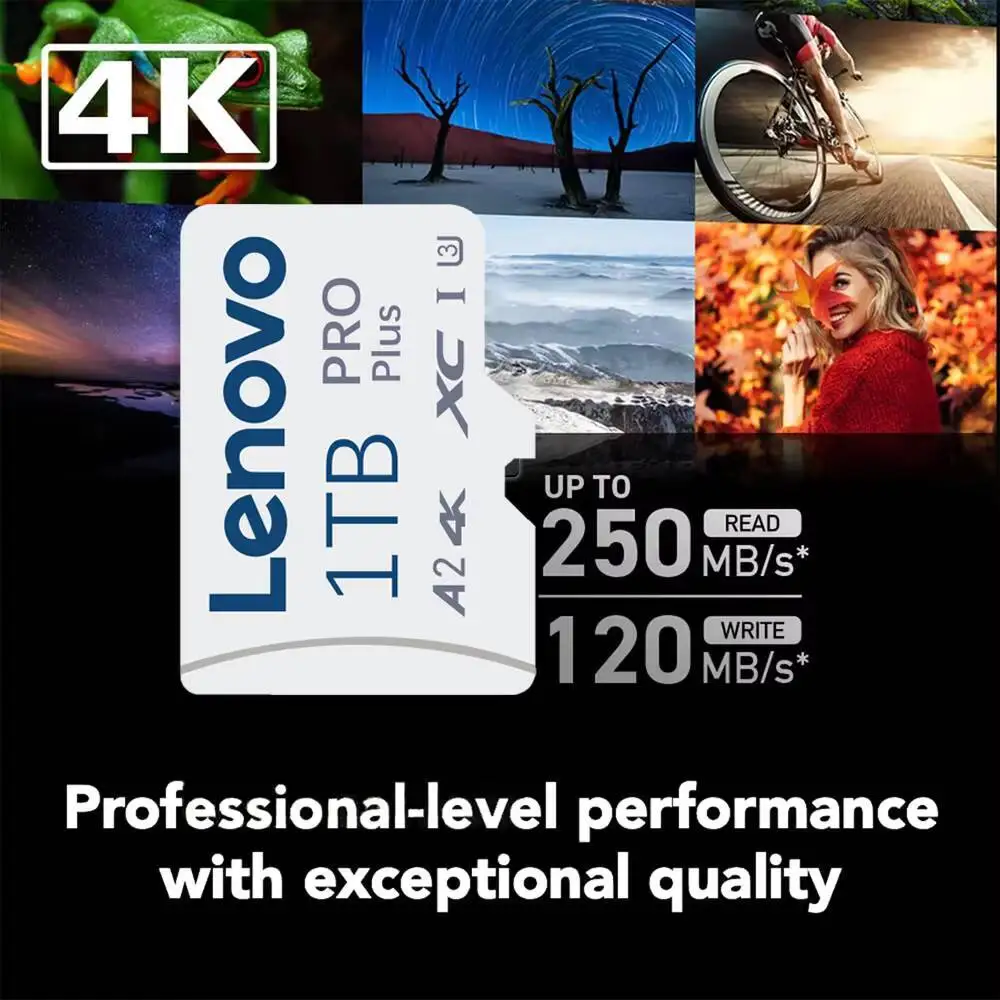Lenovo High-Speed Memory Card for Nintendo Switch PS5 - 2TB 1TB 512GB 256GB 128GB Micro SD TF SD Card
Lenovo High-Speed Memory Card for Nintendo Switch PS5 - 2TB 1TB 512GB 256GB 128GB Micro SD TF SD Card
