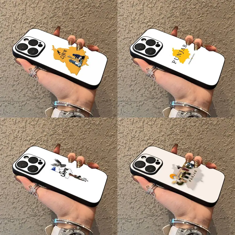 State India Punjab MAP Phone Case For iPhone 16,15,14,13,12,11,Pro,XS,Max,XR,Plus,E,SE4,Mini Black Soft Cover
State India Punjab MAP Phone Case For iPhone 16,15,14,13,12,11,Pro,XS,Max,XR,Plus,E,SE4,Mini Black Soft Cover