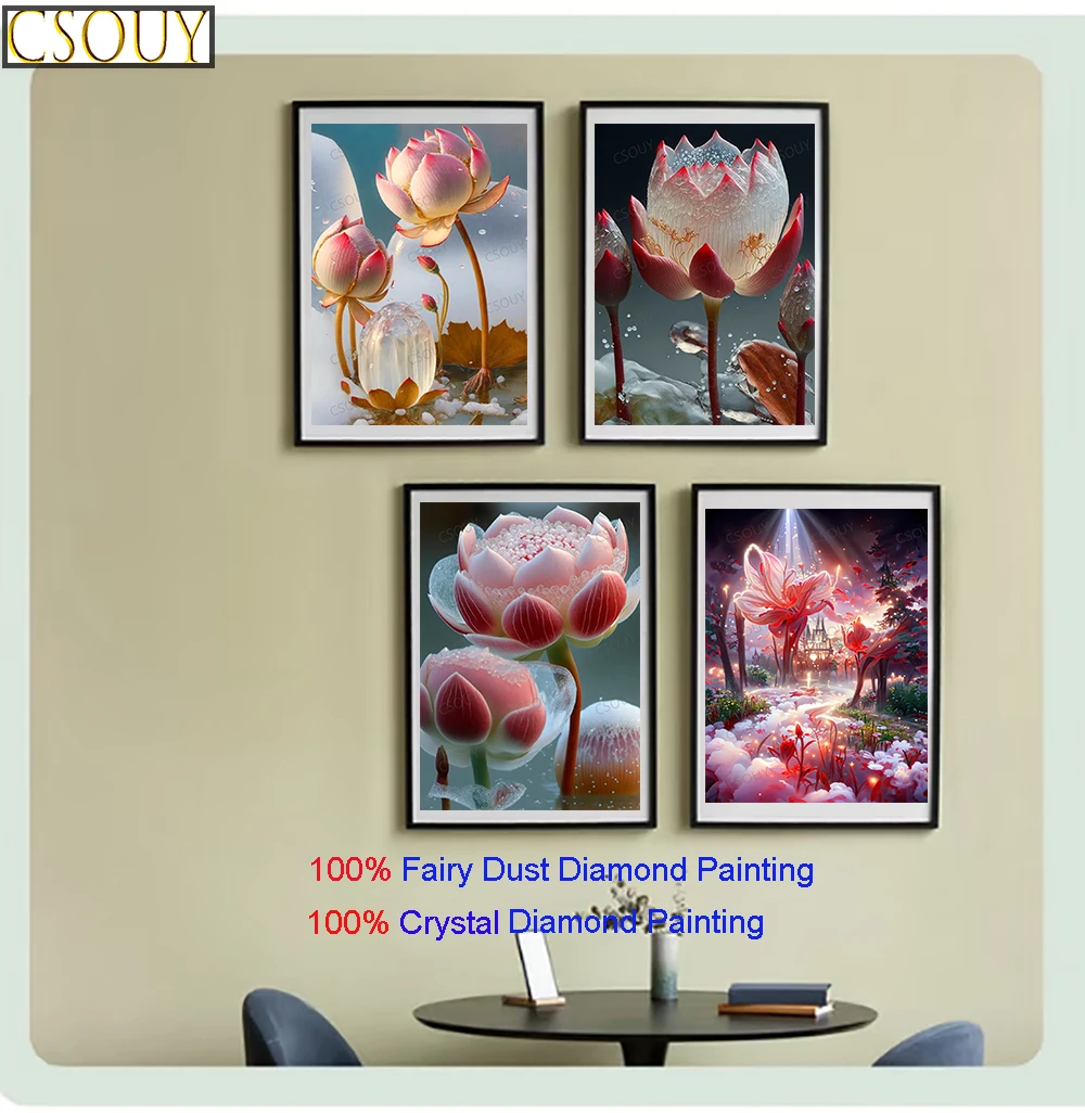 100% Fairy Dust Diy Diamond Painting Cross Stitch Lotus Flowers Bloomed Embroidery Square Mosaic Home Decor Needlework Crystal
100% Fairy Dust Diy Diamond Painting Cross Stitch Lotus Flowers Bloomed Embroidery Square Mosaic Home Decor Needlework Crystal