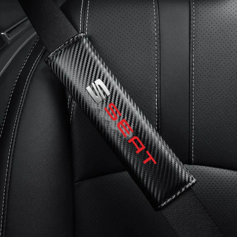 Carbon Fiber Car Seat Belts Cover Shoulder Protect Pad For TOLEDO leon EXEO mk3 mk2 5f ateca altea seat FR Accessories
Carbon Fiber Car Seat Belts Cover Shoulder Protect Pad For TOLEDO leon EXEO mk3 mk2 5f ateca altea seat FR Accessories