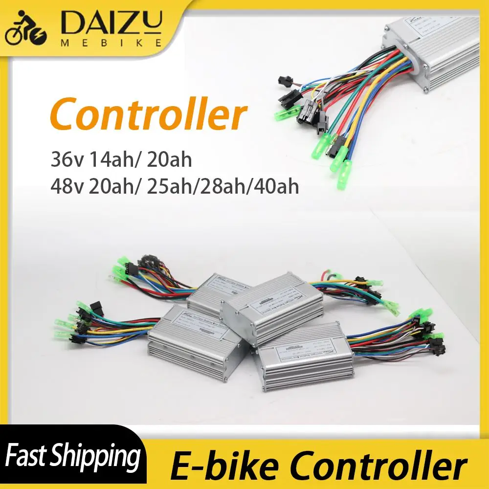 Ebike Controller DC 14A 20A 25A 40A 36V 48V Electric Bike KT Controller 250-500W 1000-2000W Brushless Ebike Accessories
Ebike Controller DC 14A 20A 25A 40A 36V 48V Electric Bike KT Controller 250-500W 1000-2000W Brushless Ebike Accessories