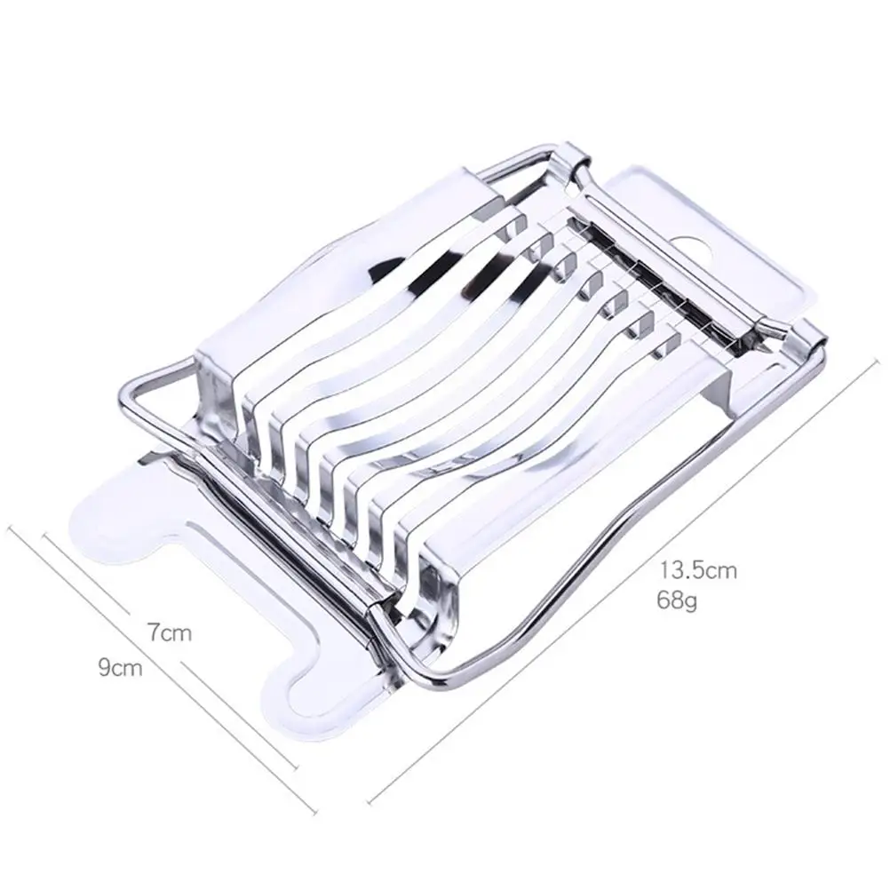 Egg Slicer Stainless Steel Wires Fruit Cheese Tool Easy Clean Safe Home Restaurant
Egg Slicer Stainless Steel Wires Fruit Cheese Tool Easy Clean Safe Home Restaurant