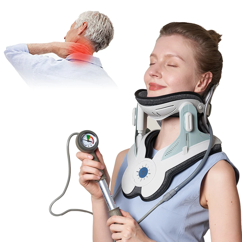 Rehabilitation & Physical Therapy Equipments Neck Pain Relief Cervical Neck Traction at Home Inflatable Neck Traction Device
Rehabilitation & Physical Therapy Equipments Neck Pain Relief Cervical Neck Traction at Home Inflatable Neck Traction Device