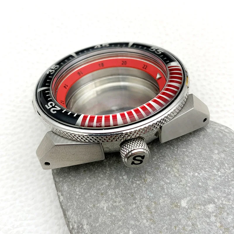 Mod King Samurai Case Fits NH34 NH35 NH36 7S26 Automatic Movement Seal Back Cover SRPF Samurai Series Men's Diving Watch Case
Mod King Samurai Case Fits NH34 NH35 NH36 7S26 Automatic Movement Seal Back Cover SRPF Samurai Series Men's Diving Watch Case