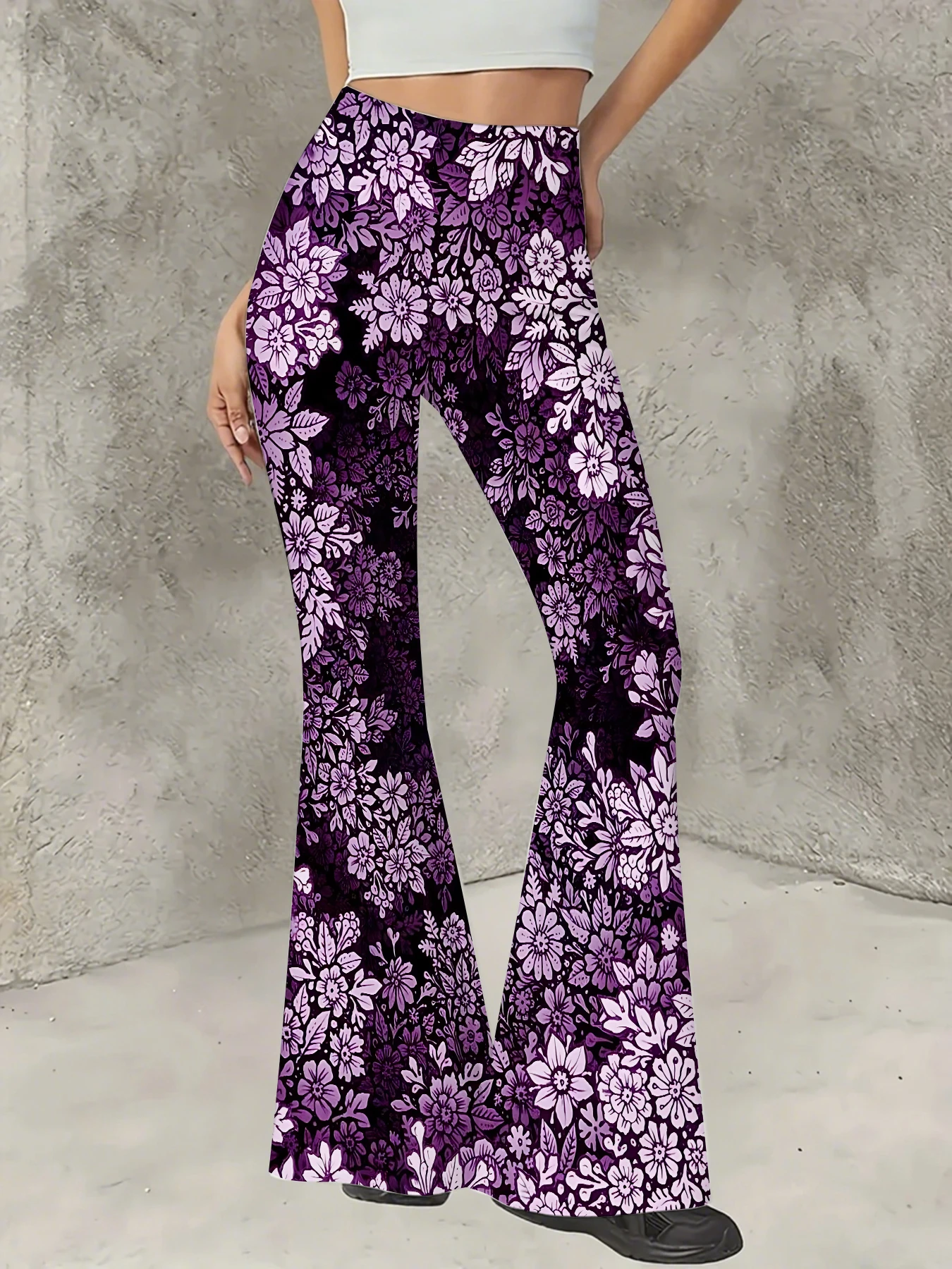 Y2K Graphic Print Flare Pants Women High Waist Knit Bell Bottom Trousers
Y2K Graphic Print Flare Pants Women High Waist Knit Bell Bottom Trousers