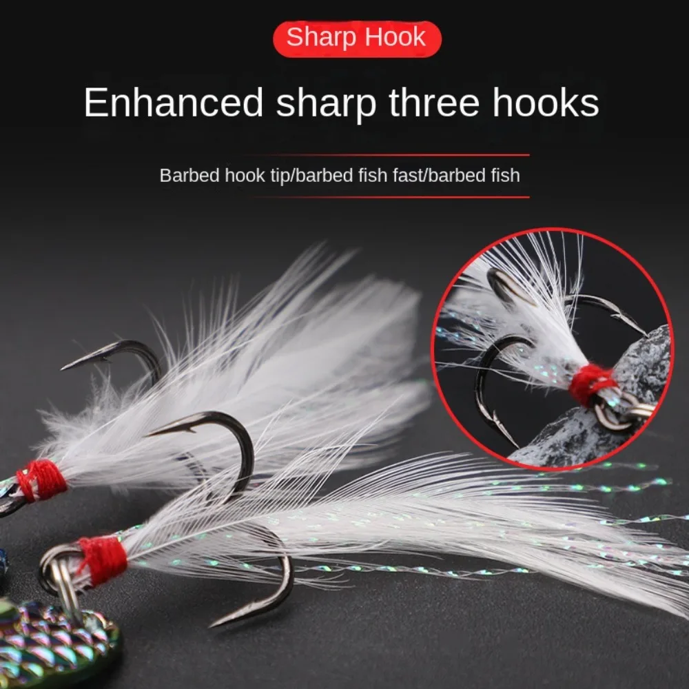 Fishing Accessories Metal Fishing Lures Gold Silver 5g 10.5g Treble Hook Trout Pike
Fishing Accessories Metal Fishing Lures Gold Silver 5g 10.5g Treble Hook Trout Pike