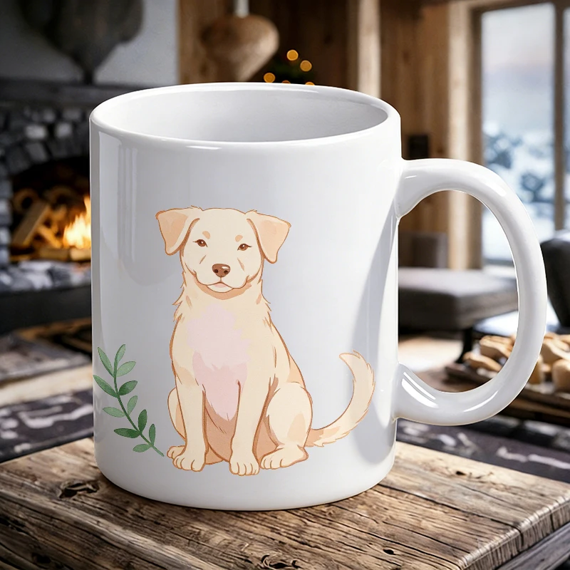 Cute Labrador Puppy Mug, Gentle Garden Dog Ceramic Cup, Coffee Cup, Milk Cup, Office Tea Cup, Gift for Friends, Fade-Resistant
Cute Labrador Puppy Mug, Gentle Garden Dog Ceramic Cup, Coffee Cup, Milk Cup, Office Tea Cup, Gift for Friends, Fade-Resistant