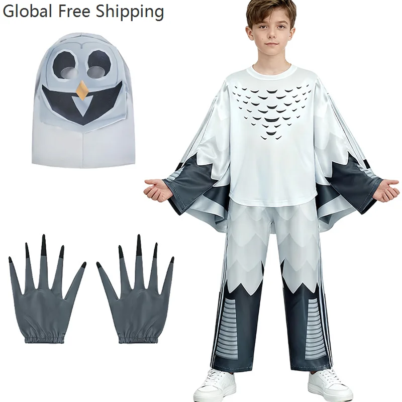 Children's Forest Owl Role Play Jumpsuit Costume Holiday Dress Top Pants Mask Gloves Set Halloween Children's Performance Suit
Children's Forest Owl Role Play Jumpsuit Costume Holiday Dress Top Pants Mask Gloves Set Halloween Children's Performance Suit