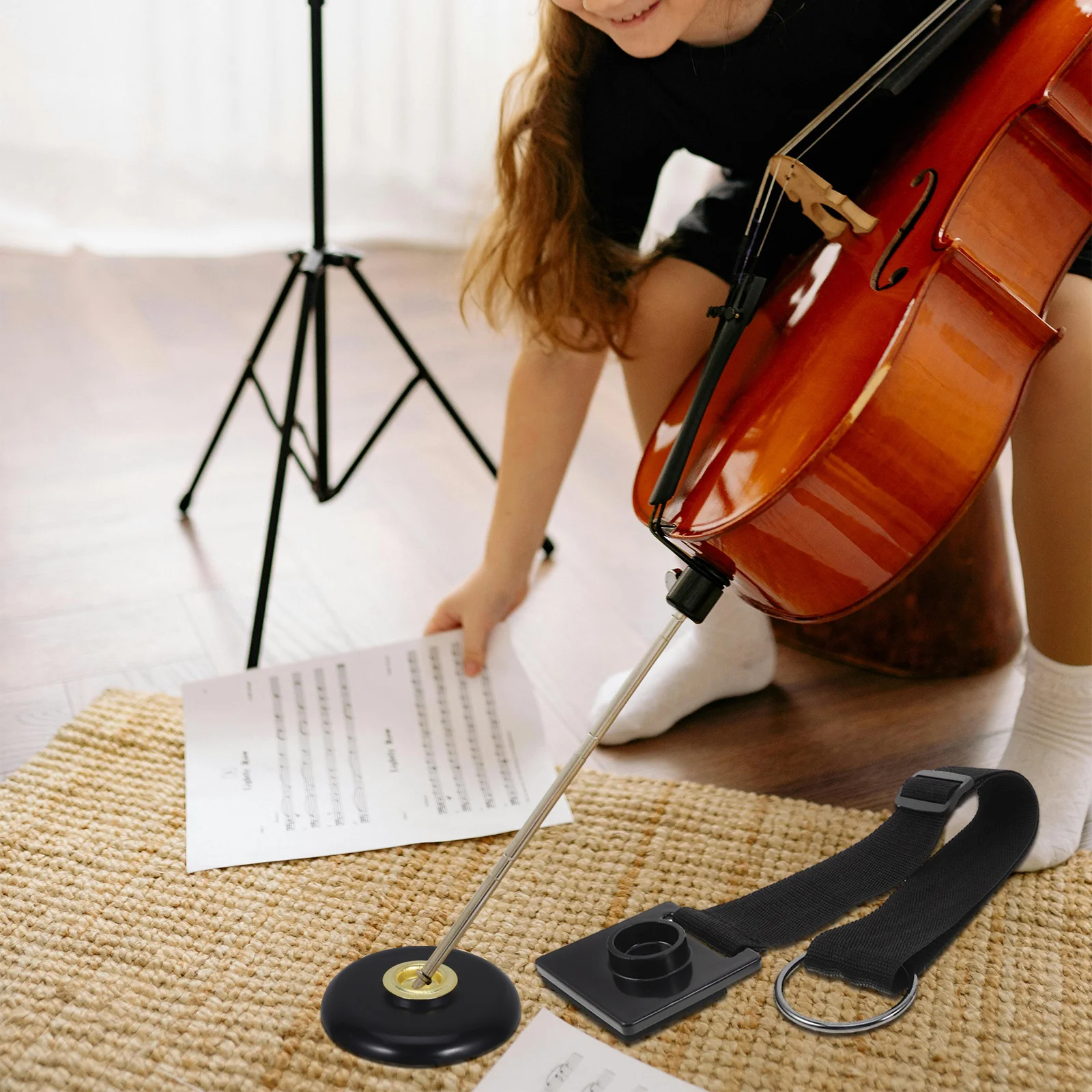 1 set 1 Set Cello Anti-Slip Accessories Endpin Stopper Pad Non-Slip Mat Floor Grip Protector For Practice Concerts Performance
1 set 1 Set Cello Anti-Slip Accessories Endpin Stopper Pad Non-Slip Mat Floor Grip Protector For Practice Concerts Performance