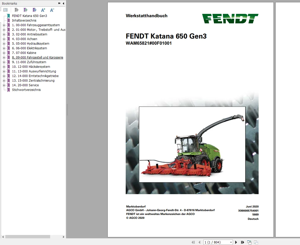 FENDT Forage Harvester Diagrams, Operator & Workshop Manuals Multi Languages DVD
FENDT Forage Harvester Diagrams, Operator & Workshop Manuals Multi Languages DVD