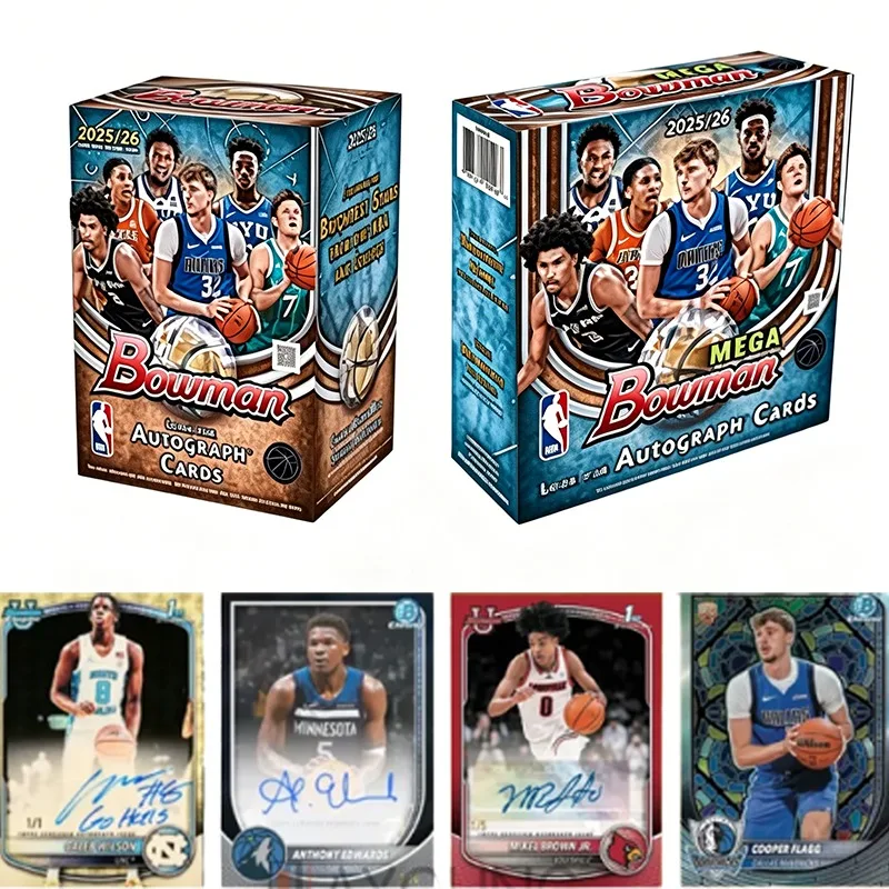 2025-26 Topps Bowman NBA Basketball Mega Hobby Box Value Rookie Autograph Shiny Sports Trading Card Collectible Hobbyists
2025-26 Topps Bowman NBA Basketball Mega Hobby Box Value Rookie Autograph Shiny Sports Trading Card Collectible Hobbyists