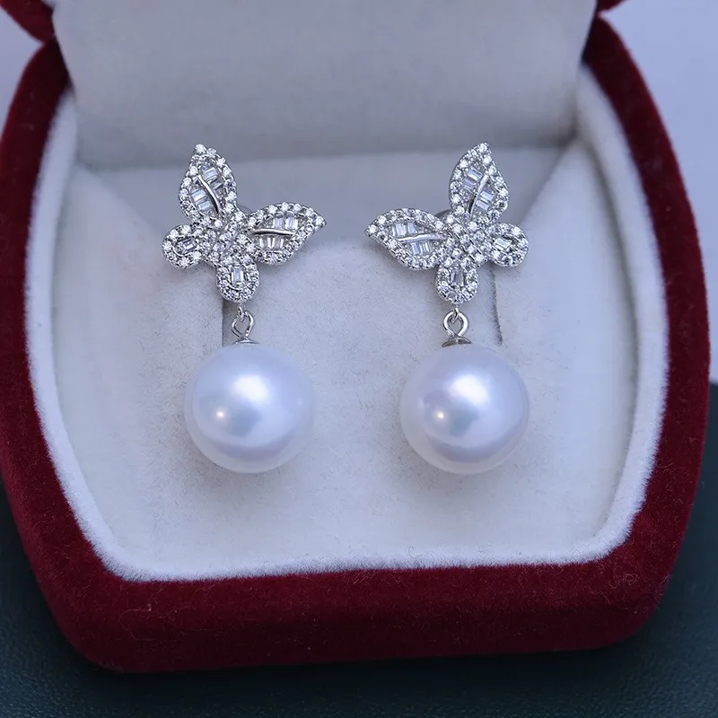 ED120 Lefei Fashion Luxury 11-12mm Strong Luster Few Flaw Freshwater Pearl Butterfly Earrings For Women 925 Silver Jewelry Gifts
ED120 Lefei Fashion Luxury 11-12mm Strong Luster Few Flaw Freshwater Pearl Butterfly Earrings For Women 925 Silver Jewelry Gifts