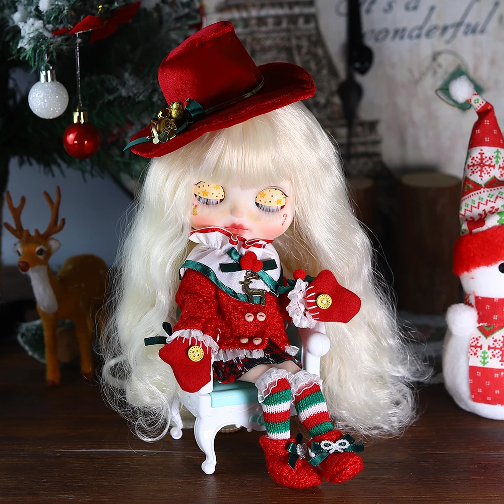 ICY DBS Blyth Юбка 1/6 BJD Рождественский костюм включает шляпу Аниме Девушка Игрушка в подарок SD
ICY DBS Blyth Юбка 1/6 BJD Рождественский костюм включает шляпу Аниме Девушка Игрушка в подарок SD
