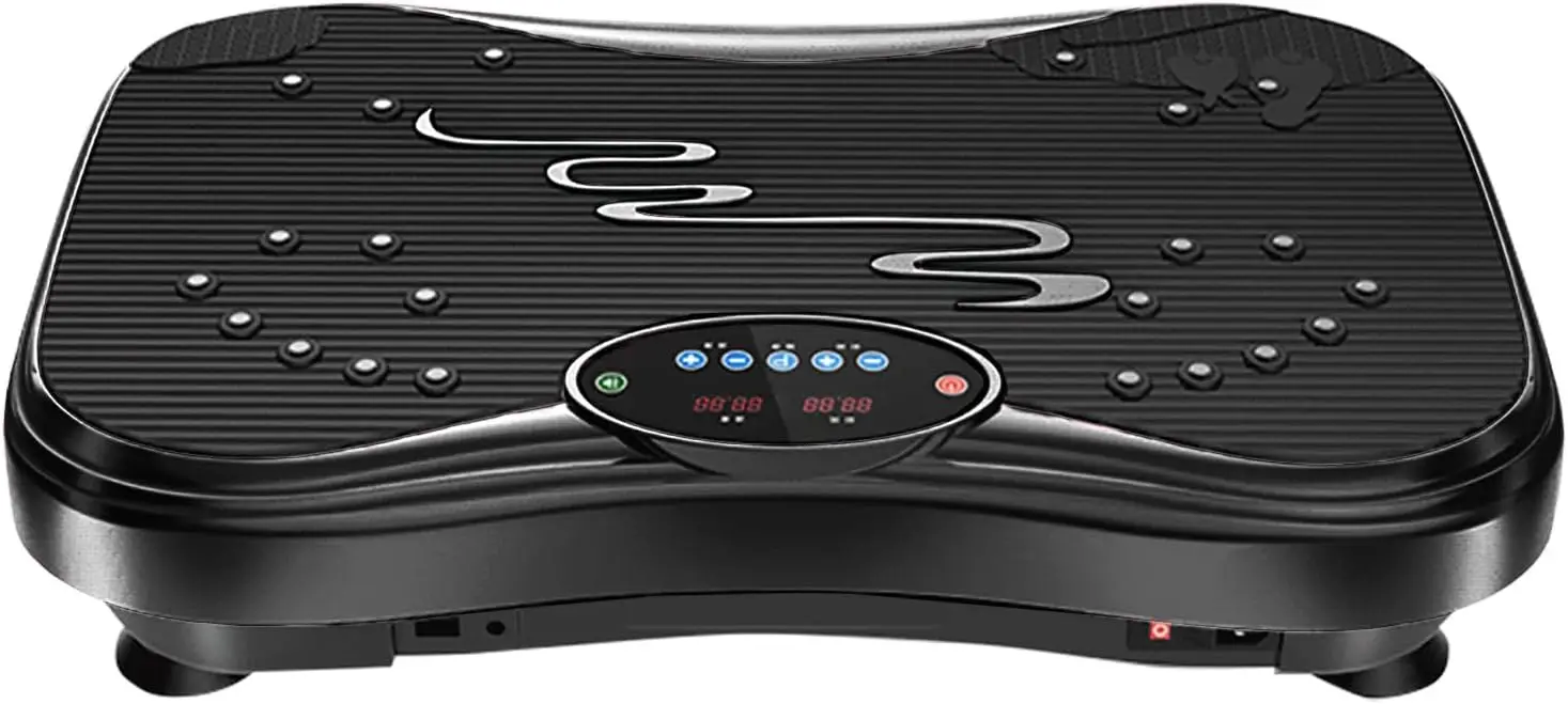 Vibration Plate Exercise Machine Whole Body Workout Vibration Fitness Platform for Home Fitness & Weight Loss + Remote + Loop Re
Vibration Plate Exercise Machine Whole Body Workout Vibration Fitness Platform for Home Fitness & Weight Loss + Remote + Loop Re