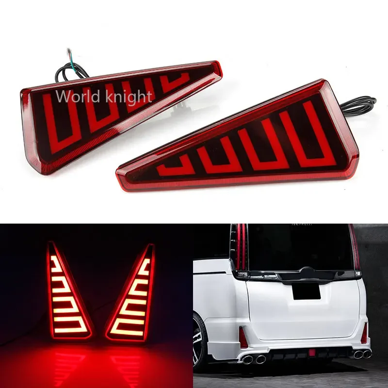 2PCS Multi-functions Car LED Rear Fog Lamp Brake Light Rear Bumper Decoration Lamp For Toyota NOAH/VOXY 80 Series 2016-2019
2PCS Multi-functions Car LED Rear Fog Lamp Brake Light Rear Bumper Decoration Lamp For Toyota NOAH/VOXY 80 Series 2016-2019